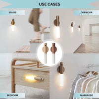GlowWick – Smart Motion Sensor LED Light, Wireless, Portable, Rechargeable (2 Pcs / 4 Pcs)
