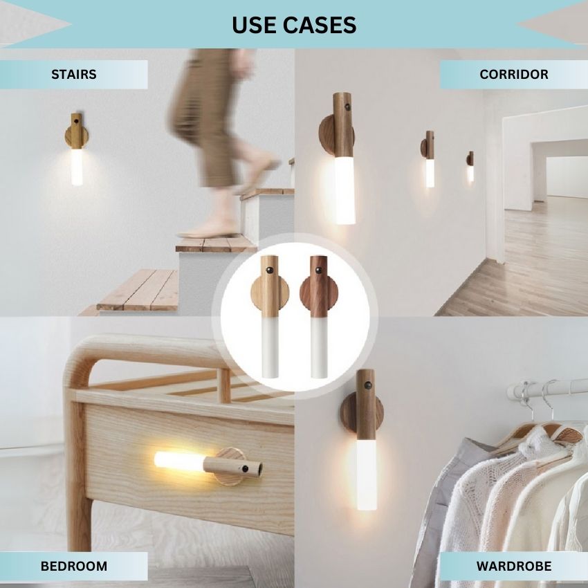 GlowWick β Smart Motion Sensor LED Light, Wireless, Portable, Rechargeable (2 Pcs / 4 Pcs)