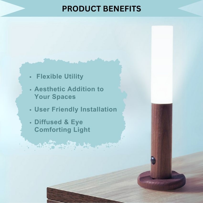 GlowWick β Smart Motion Sensor LED Light, Wireless, Portable, Rechargeable (2 Pcs / 4 Pcs)