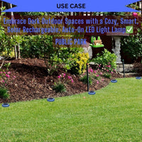SmartGlow Disc - Solar Rechargeable LED Light for Pathways and Outdoor Landscapes