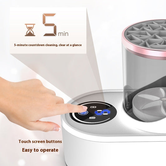 Electric Makeup Brush Cleaner β Rechargeable & Automatic Cleaning Tool
