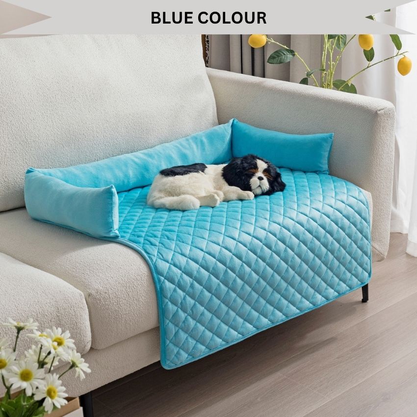ComfyPawGuard – Plush & Comfy Furniture & Sofa Protective Pad With Raised Pillow Edge For All Paws
