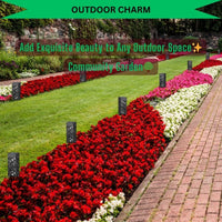 Stencil Light- Hollow Carved Solar LED Light, Garden Light, Pathway Light, Solar Outdoor Wireless Waterproof LED Night Light