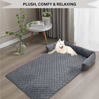 ComfyPawGuard – Plush & Comfy Furniture & Sofa Protective Pad With Raised Pillow Edge For All Paws