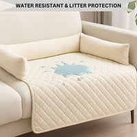 ComfyPawGuard – Plush & Comfy Furniture & Sofa Protective Pad With Raised Pillow Edge For All Paws
