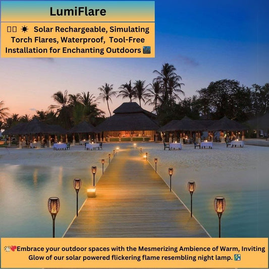LumiFlare- Solar Charging 99/96 LEDs Wavery Light Large Size, Wireless Waterproof Garden Outdoor Pathway Decoration Lamp Light