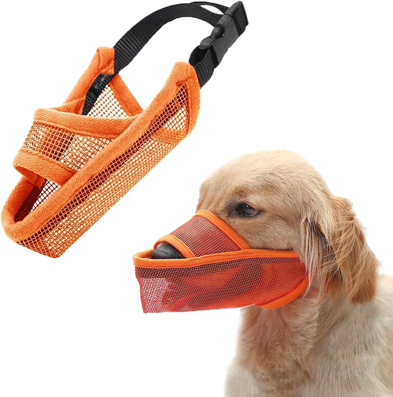 Breathable Mesh Dog Muzzle – Anti-Bite, Bark & Chew Control