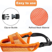 Breathable Mesh Dog Muzzle – Anti-Bite, Bark & Chew Control