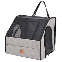 Portable Foldable Car Pet Cage with Waterproof Thickened Dog Mat
