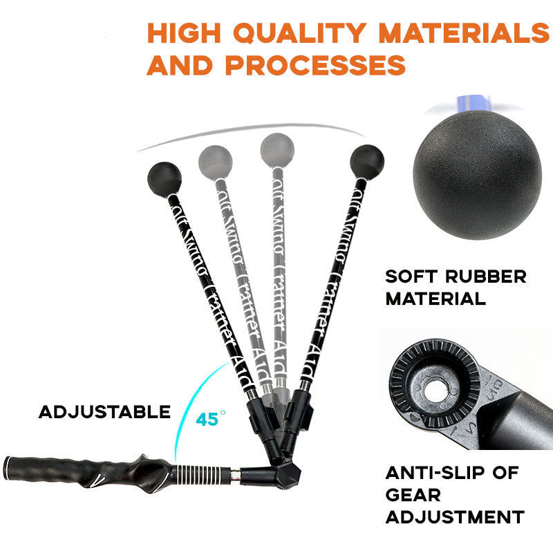 #1 Golf Swing Trainer Stick – Improve Posture, Hinge & Rotation