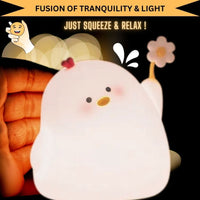 ChickGlow – Silicone Soft Touch Night Lamp with Three Safe Adjustable Brightness Levels