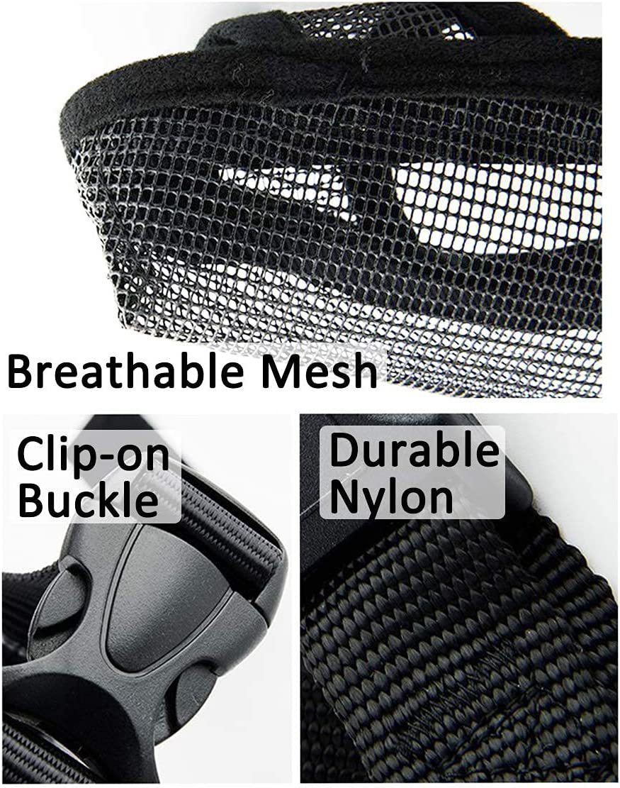 Breathable Mesh Dog Muzzle – Anti-Bite, Bark & Chew Control